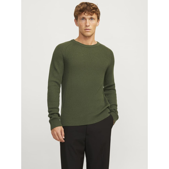 Jack and Jones Πράσινο Πουλόβερ C Neck - 12258471