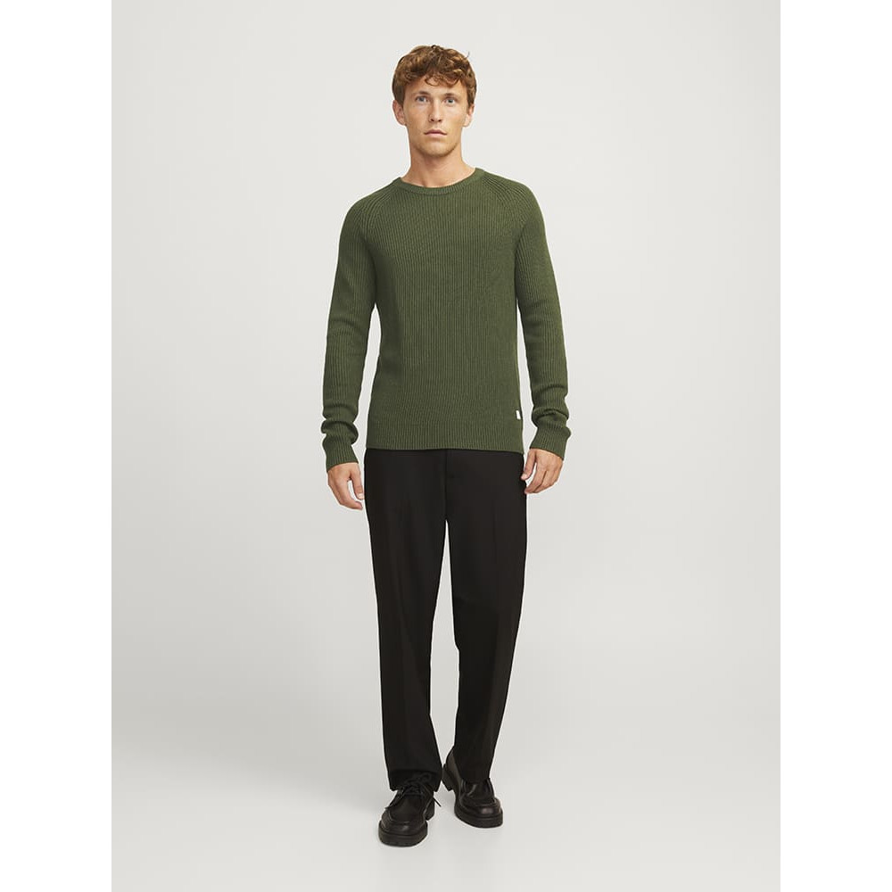 Jack and Jones Πράσινο Πουλόβερ C Neck - 12258471