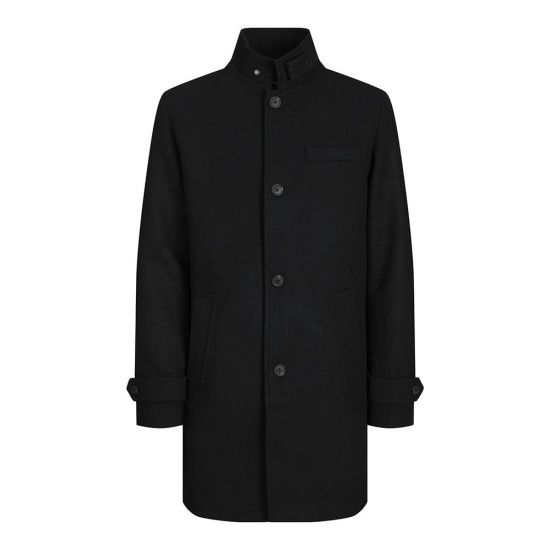 Jack and Jones Μαύρο Παλτό - 12258672