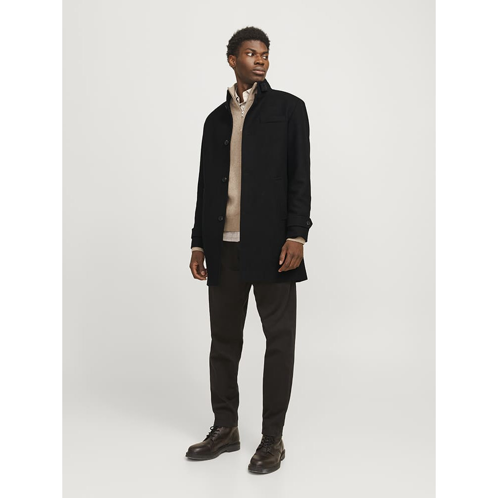 Jack and Jones Μαύρο Παλτό - 12258672