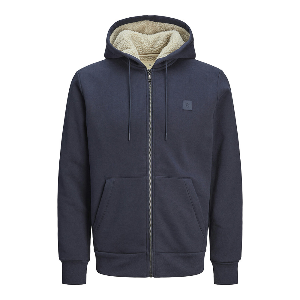 Jack and Jones Μπλε Ζακέτα Hoodie - 12262125