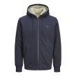Jack and Jones Μπλε Ζακέτα Hoodie - 12262125