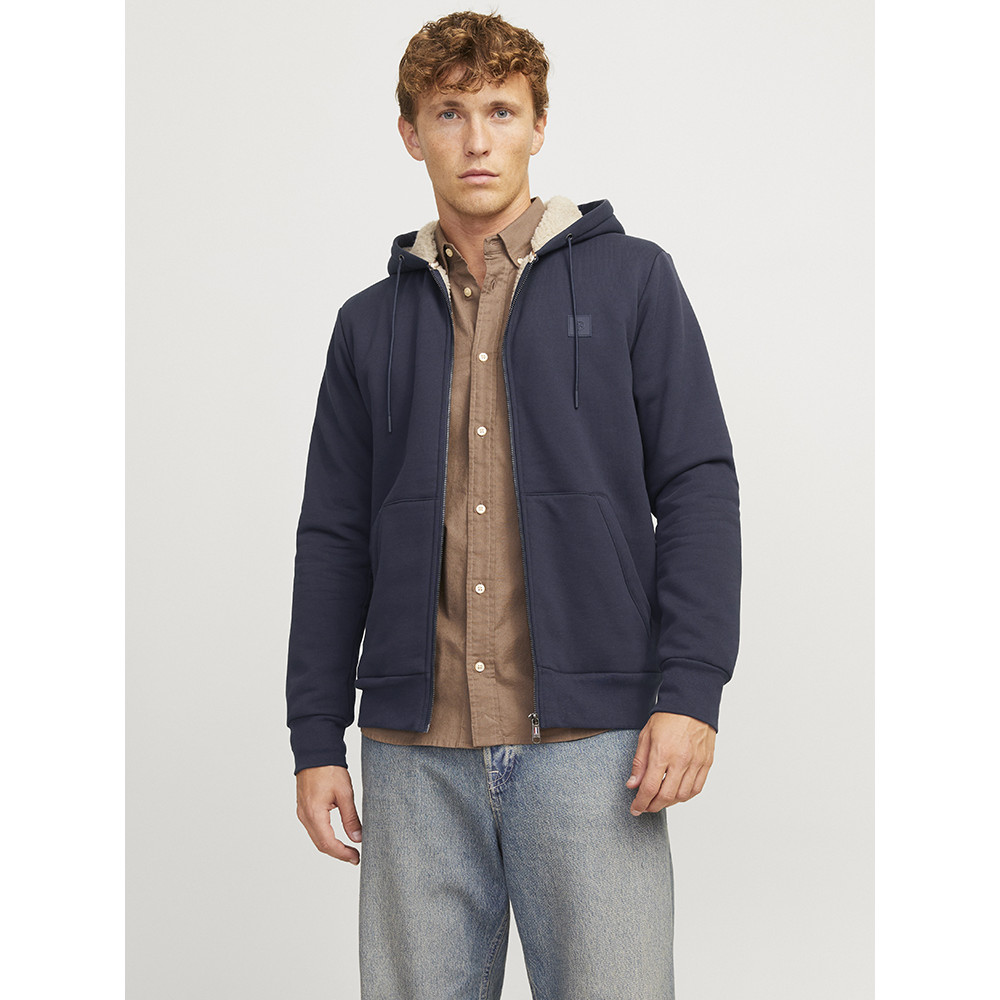 Jack and Jones Μπλε Ζακέτα Hoodie - 12262125