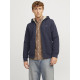 Jack and Jones Μπλε Ζακέτα Hoodie - 12262125