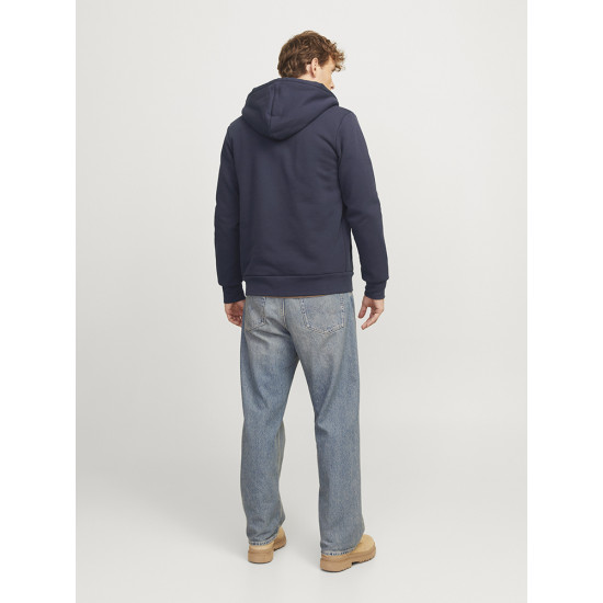 Jack and Jones Μπλε Ζακέτα Hoodie - 12262125