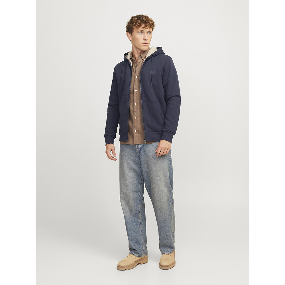 Jack and Jones Μπλε Ζακέτα Hoodie - 12262125