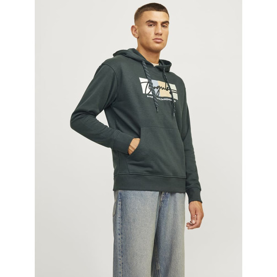 Jack and Jones Πράσινο Hoodie - 12262421