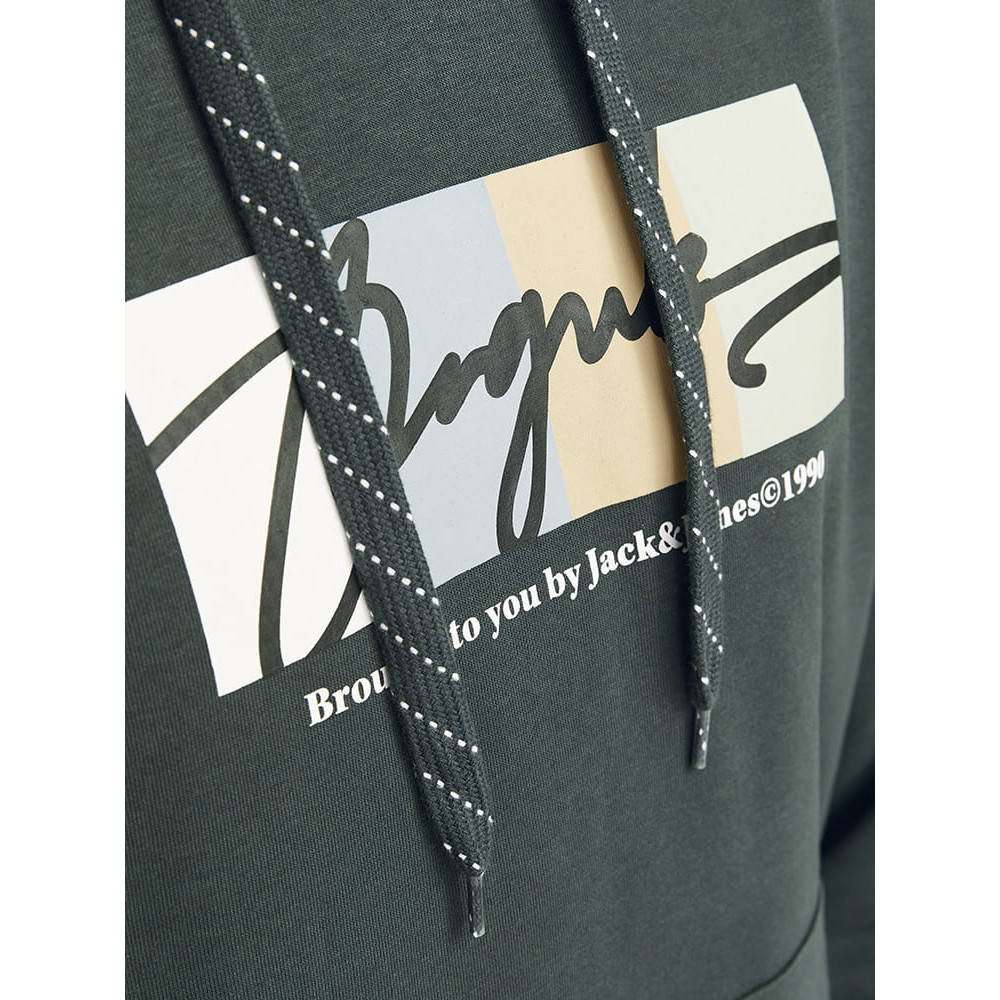 Jack and Jones Πράσινο Hoodie - 12262421