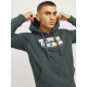 Jack and Jones Πράσινο Hoodie - 12262421