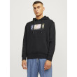 Jack and Jones Μαύρο Hoodie - 12262421