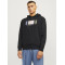 Jack and Jones Μαύρο Hoodie - 12262421