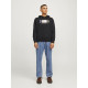 Jack and Jones Μαύρο Hoodie - 12262421