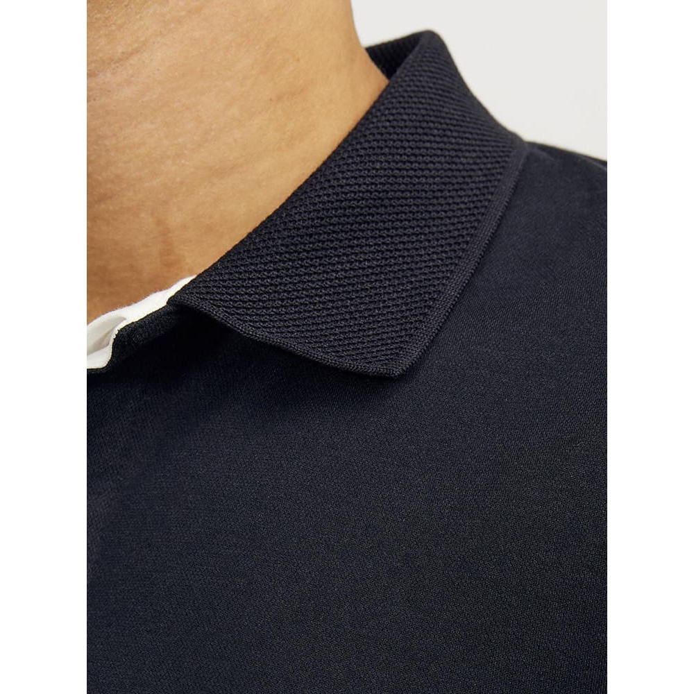 Jack and Jones Μαύρο Κοντομάνικο polo - 12251180