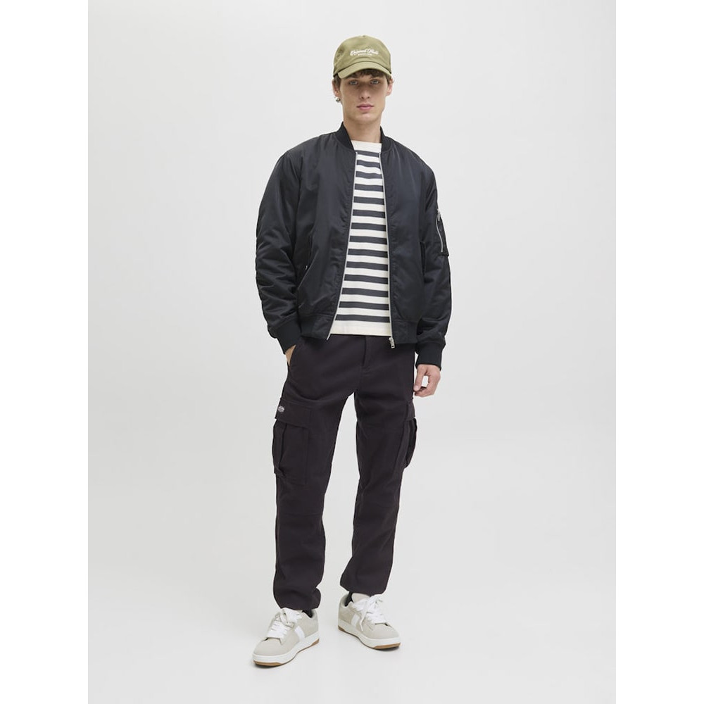 Jack and Jones Μαύρο Παντελόνι Cargo - 12268261