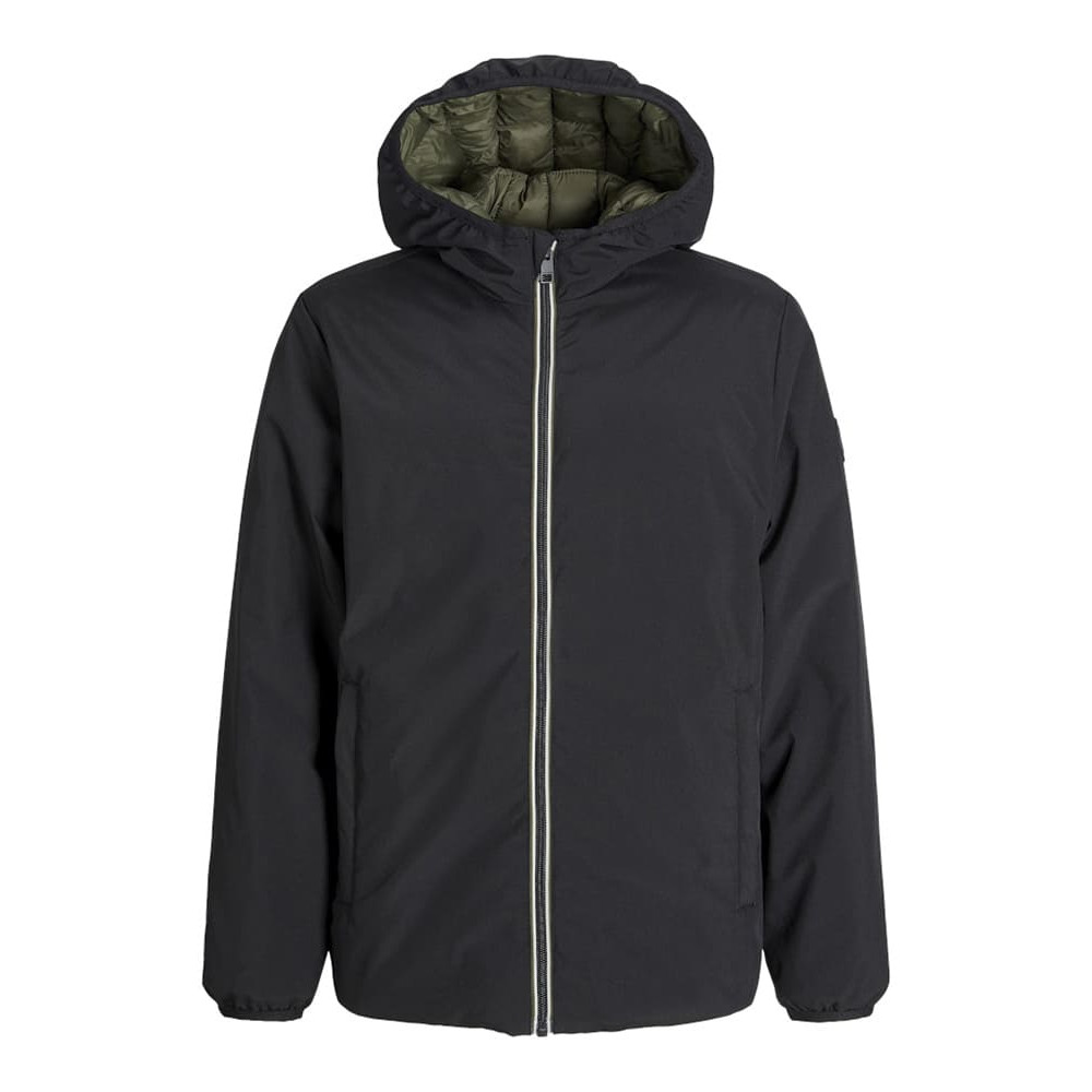 Jack & Jones Μαύρο/Πράσινο Μπουφάν Double Faced - 12278780