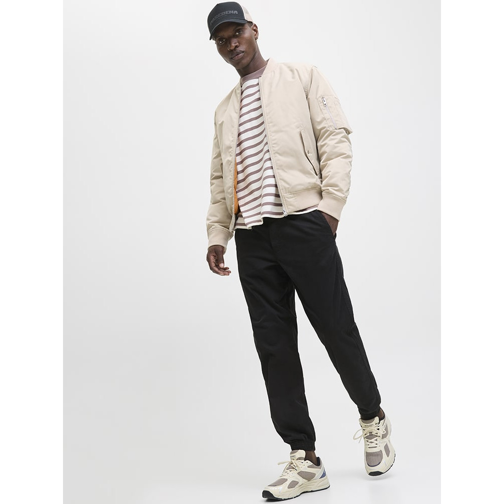 Jack & Jones Μαύρο Παντελόνι - 12278949