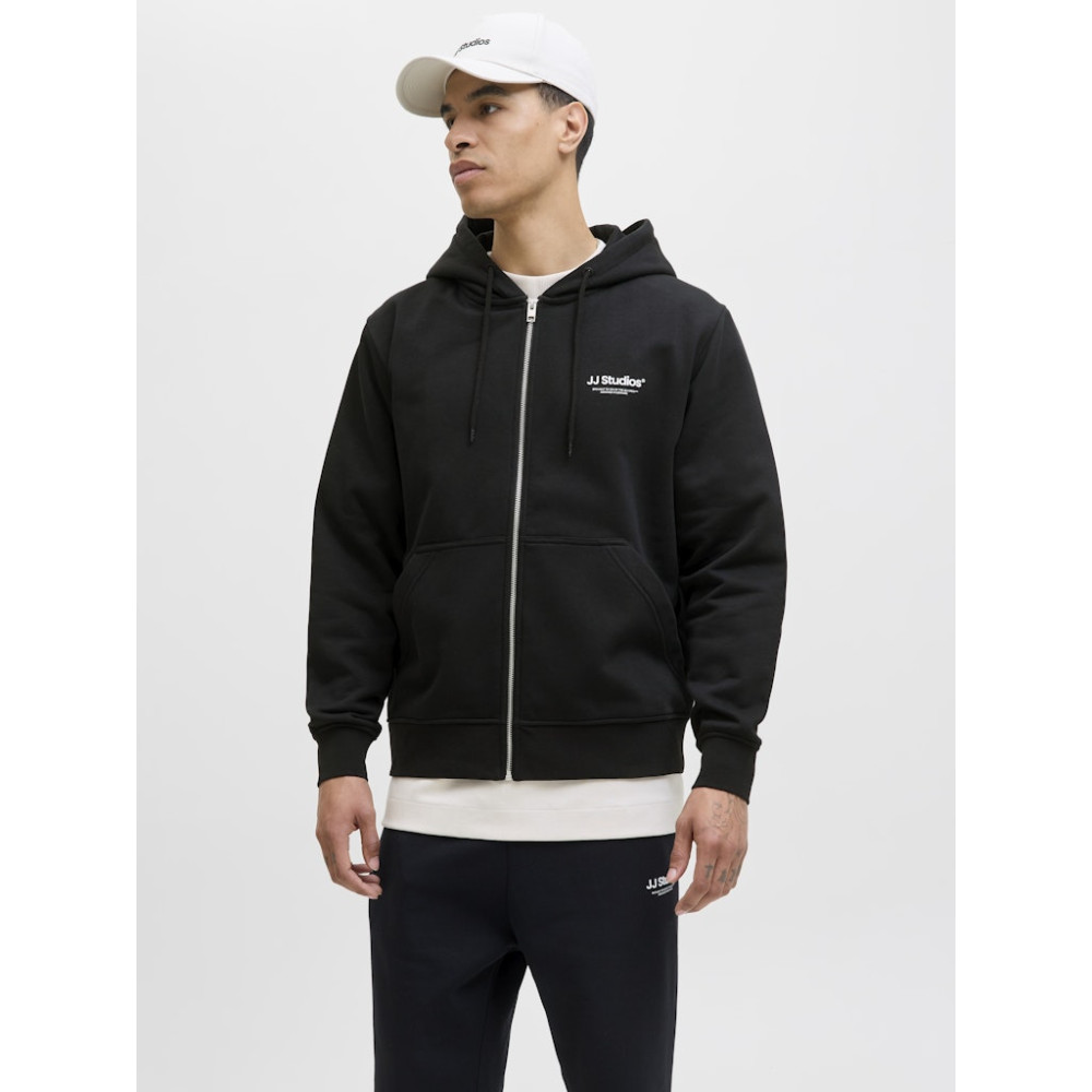 Jack & Jones Μαύρη Ζακέτα Hoodie - 12278794