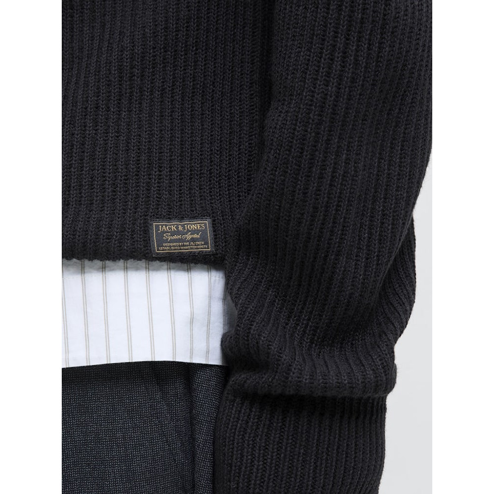 Jack & Jones Μαύρο Πουλόβερ C Neck - 12278916