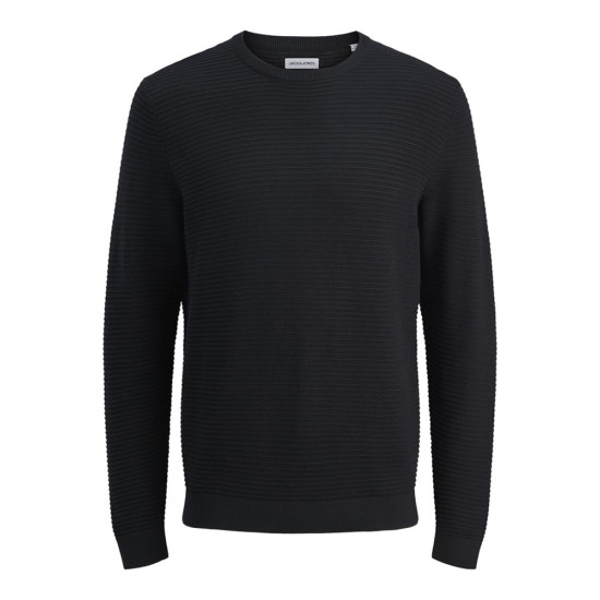 Jack & Jones Μαύρο Πουλόβερ C Neck - 12278962