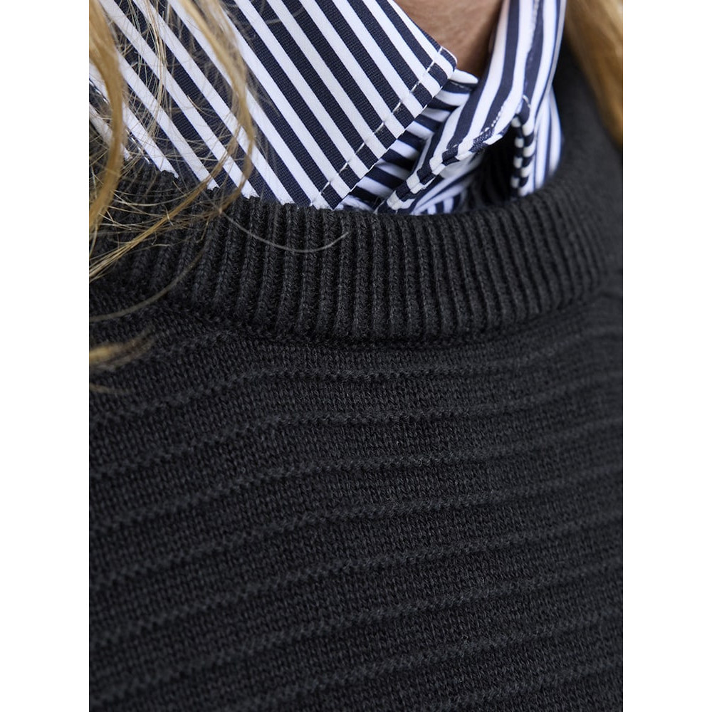 Jack & Jones Μαύρο Πουλόβερ C Neck - 12278962