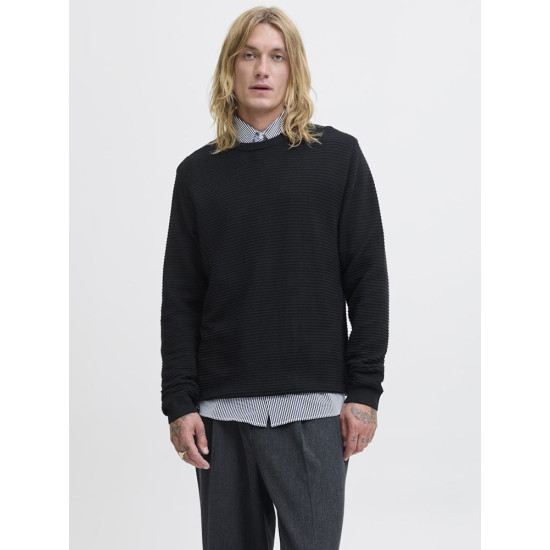 Jack & Jones Μαύρο Πουλόβερ C Neck - 12278962