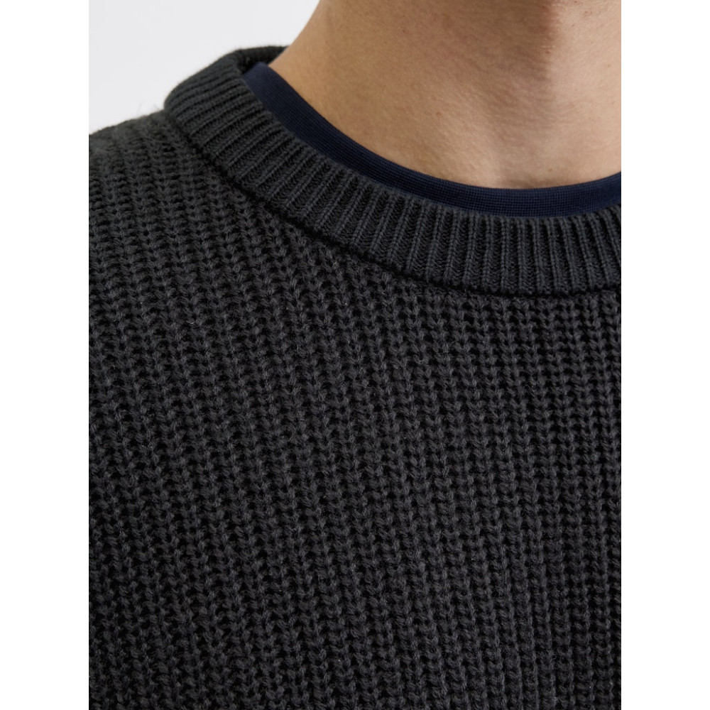 Jack & Jones Μαύρο Πουλόβερ C Neck - 12278922