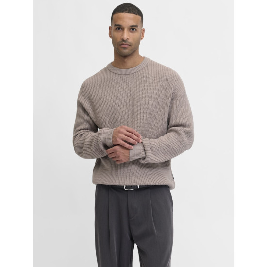Jack & Jones Μπεζ Πουλόβερ C Neck - 12278922