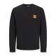 Jack & Jones Μαύρο Φούτερ C Neck - 12279256