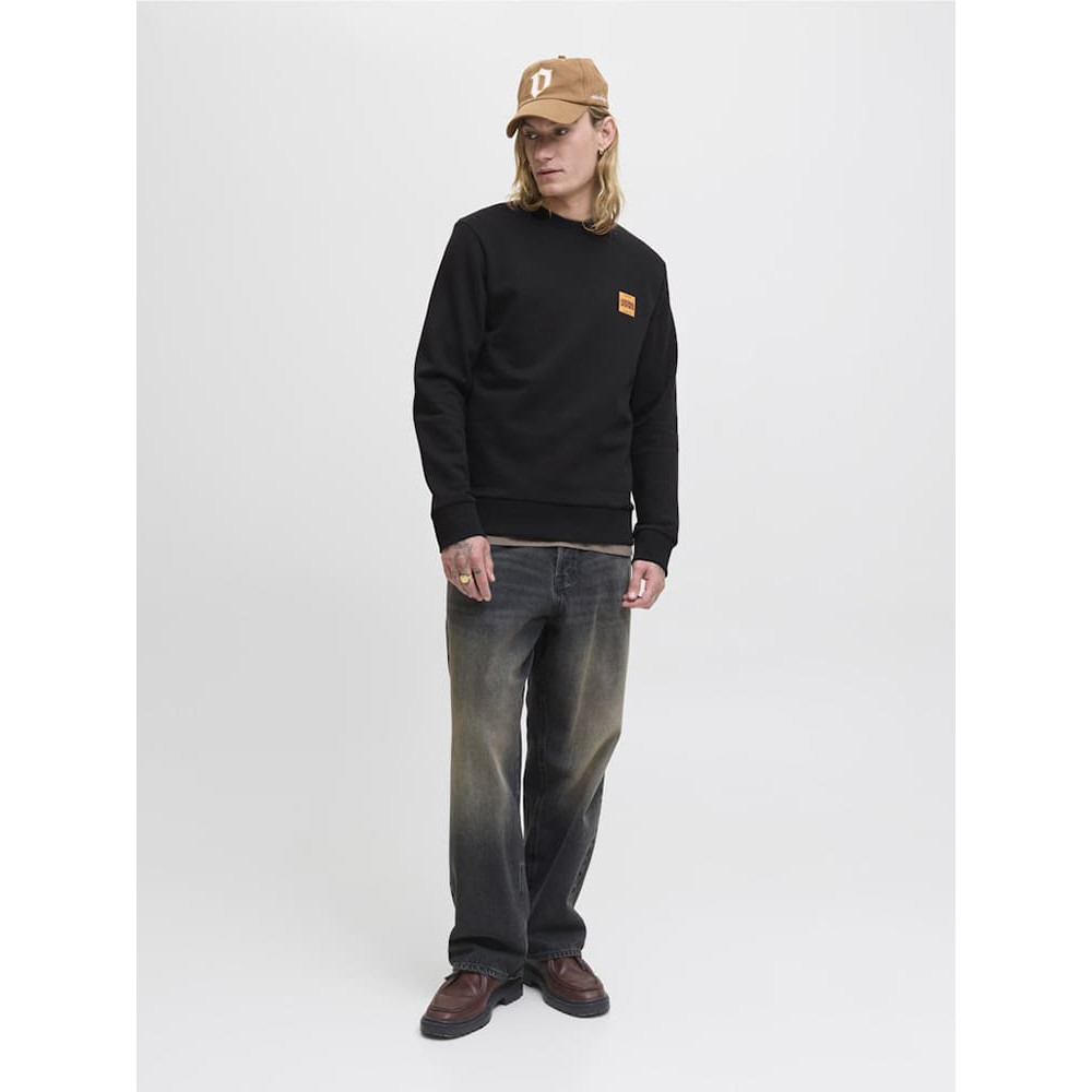 Jack & Jones Μαύρο Φούτερ C Neck - 12279256