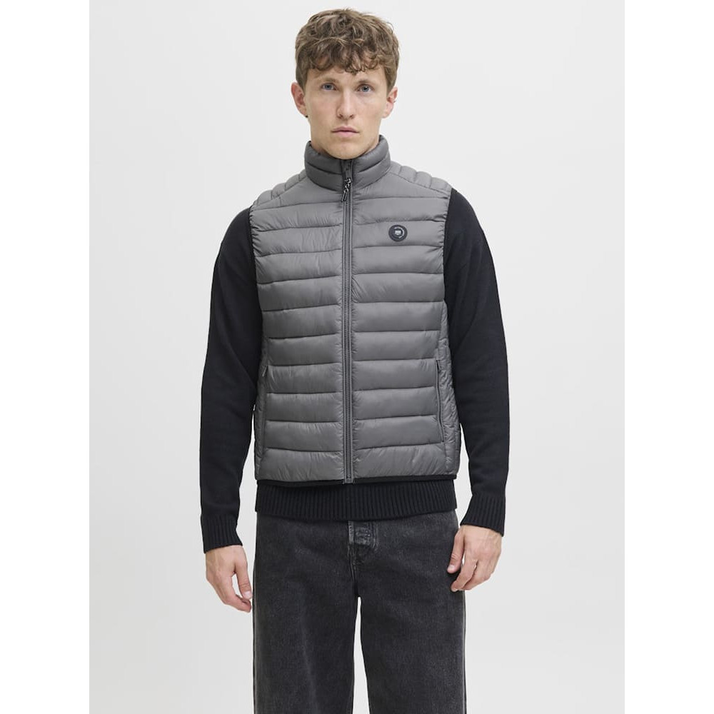 Jack & Jones Γκρι Αμάνικο Μπουφάν - 12280973