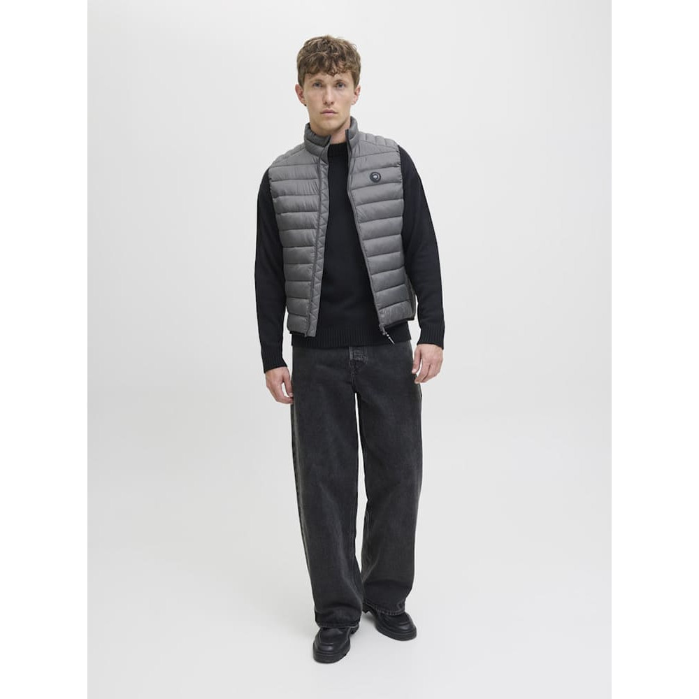 Jack & Jones Γκρι Αμάνικο Μπουφάν - 12280973