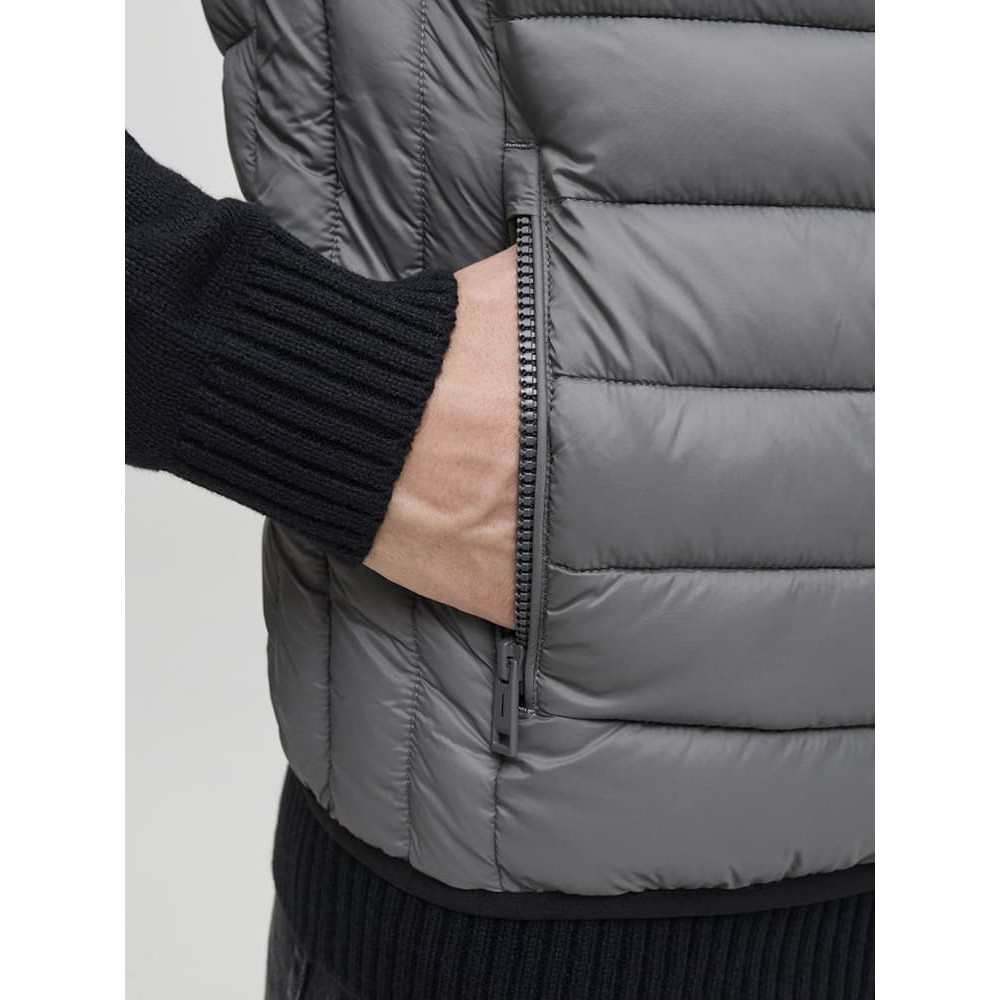 Jack & Jones Γκρι Αμάνικο Μπουφάν - 12280973