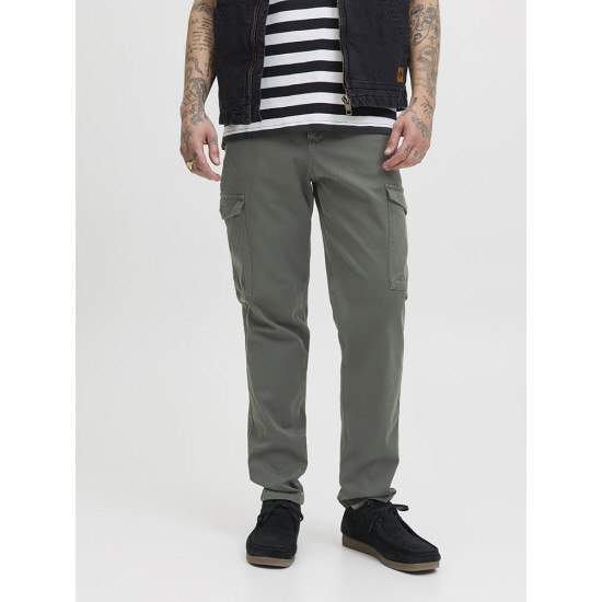 Jack & Jones Χακί Παντελόνι Cargo - 12282388