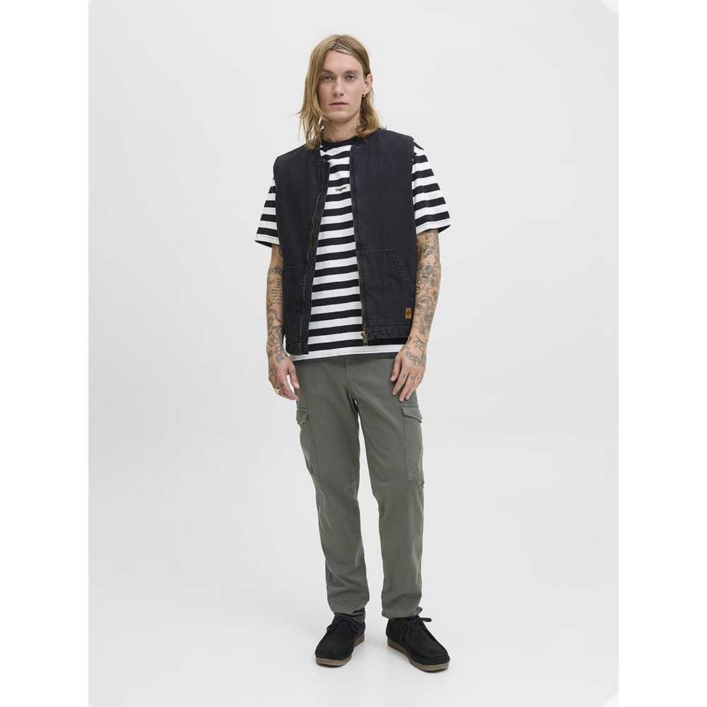 Jack & Jones Χακί Παντελόνι Cargo - 12282388