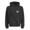 Jack & Jones Μαύρο Hoodie - 12283054