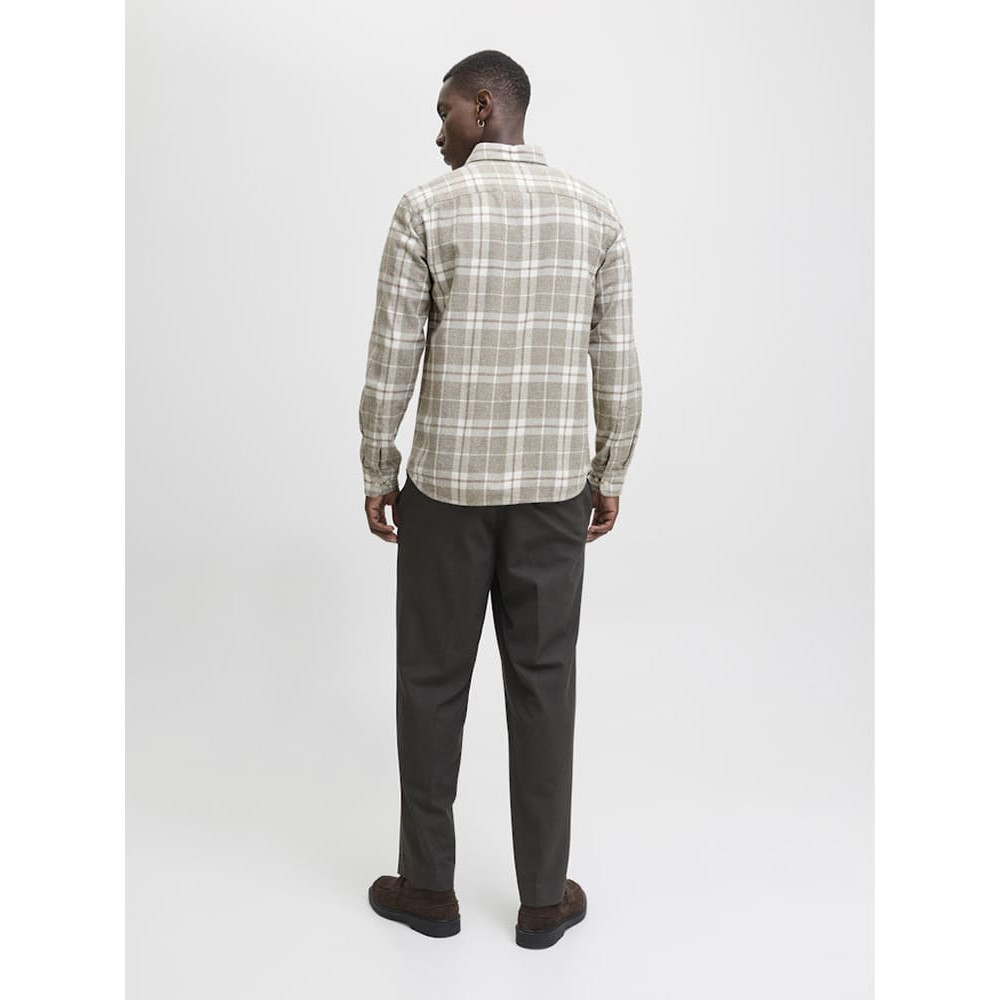 Jack & Jones Μπεζ Πουκάμισο Button Down - 12282354