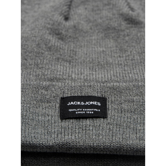 JACK & JONES - Σκούφος 12092815 Γκρι 