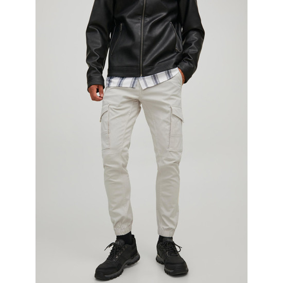 JACK & JONES Εκρού Παντελόνι Cargo - 12139912