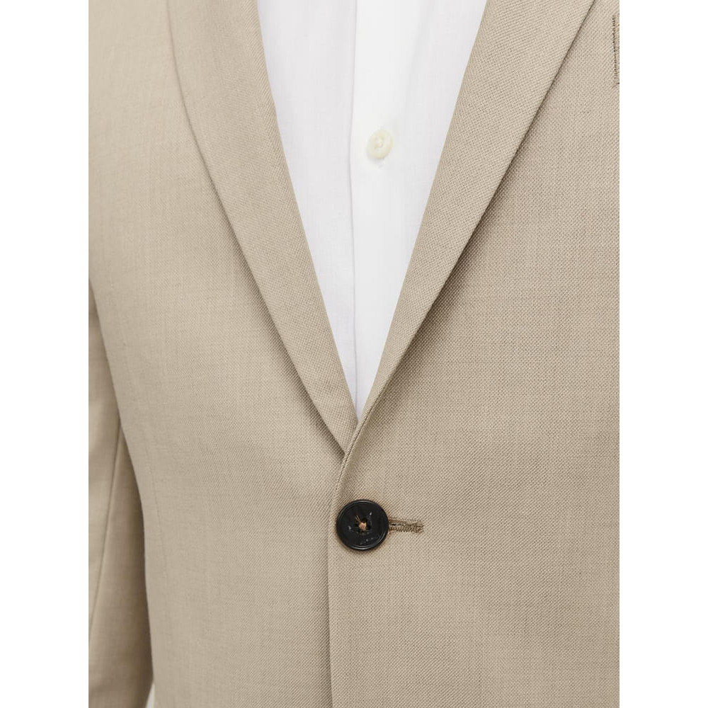 Jack and Jones Μπεζ Σακάκι Blazer - 12141107