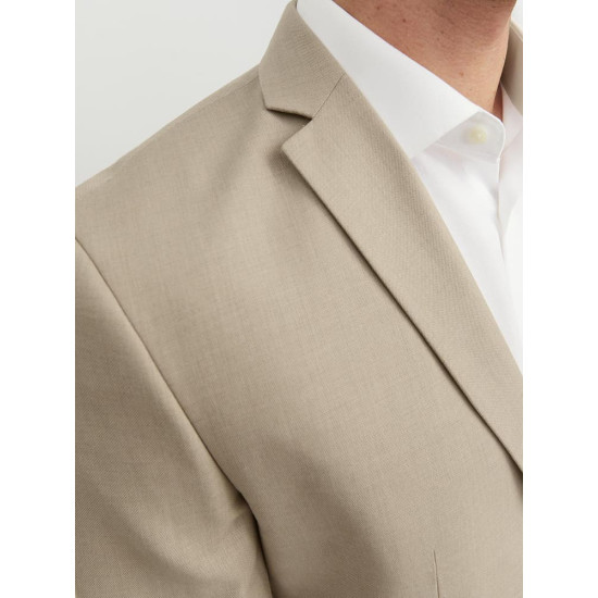 Jack and Jones Μπεζ Σακάκι Blazer - 12141107