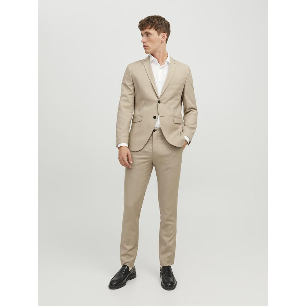 Jack and Jones Μπεζ Σακάκι Blazer - 12141107