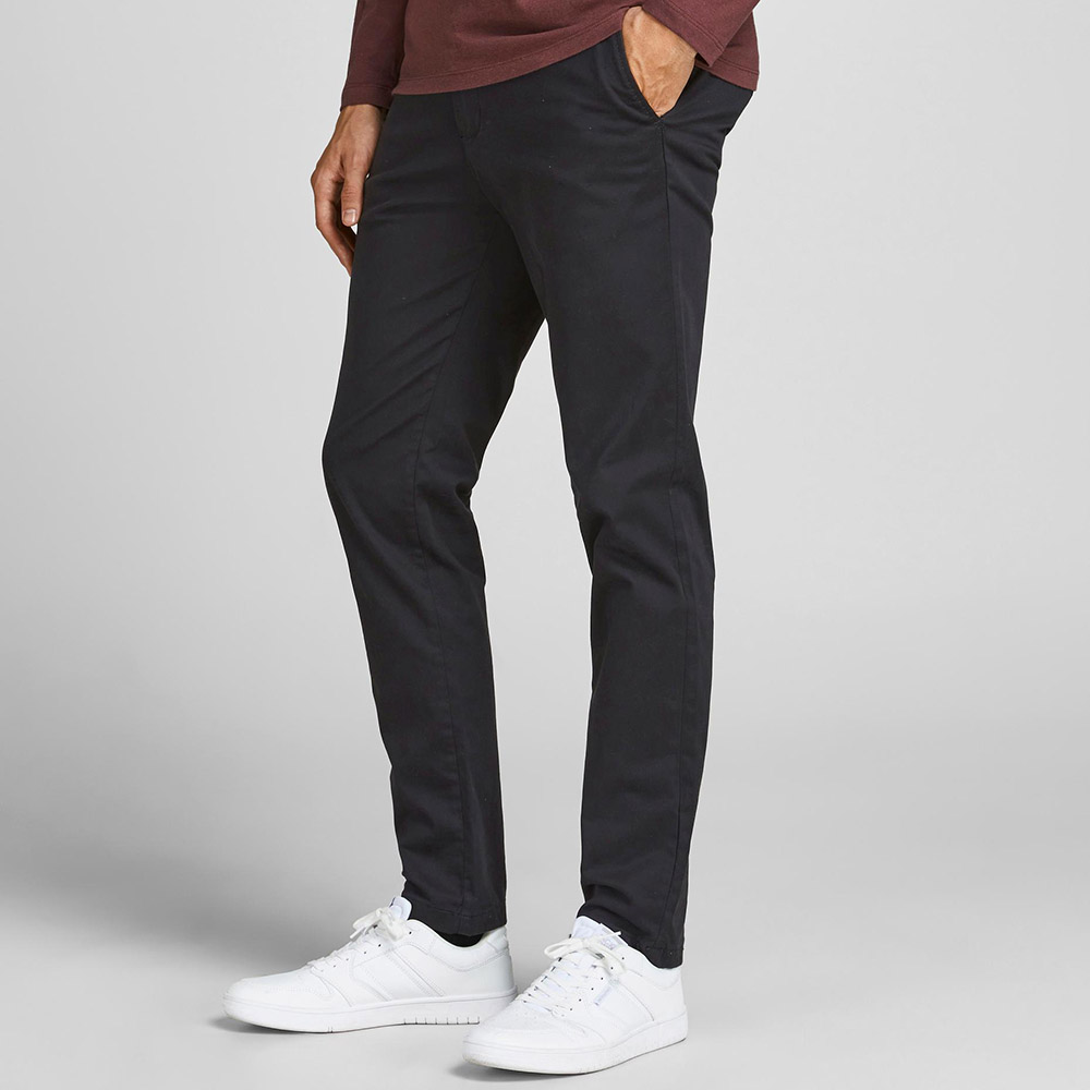 JACK & JONES Μαύρο Παντελόνι Chino - 12150158