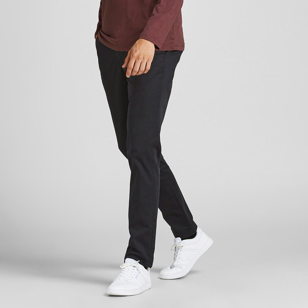 JACK & JONES Μαύρο Παντελόνι Chino - 12150158
