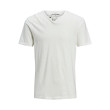 Jack and Jones Λευκό T-shirt V-Neck - 12164972