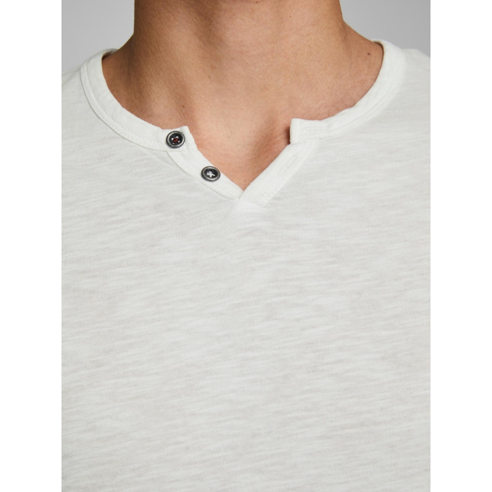 Jack and Jones Λευκό T-shirt V-Neck - 12164972