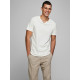 Jack and Jones Λευκό T-shirt V-Neck - 12164972