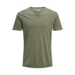 Jack and Jones Λαδί T-shirt V-Neck - 12164972