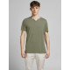 Jack and Jones Λαδί T-shirt V-Neck - 12164972