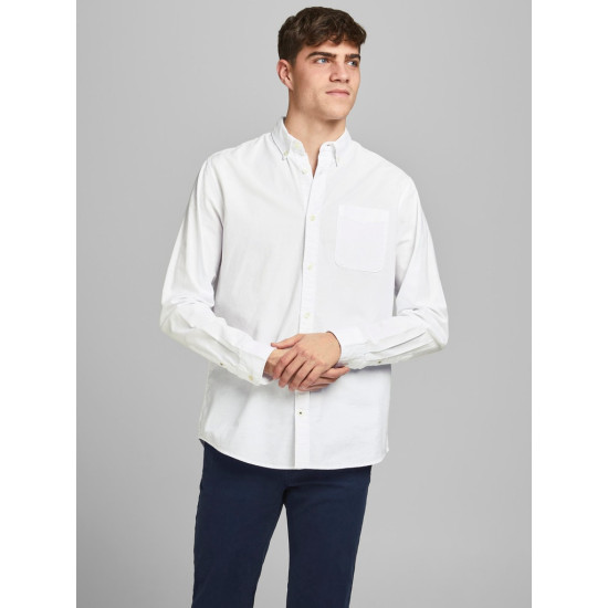 Jack and Jones Λευκό Πουκάμισο Button Down - 12182486