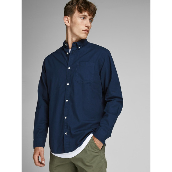 Jack and Jones Μπλε Πουκάμισο Button Down - 12182486